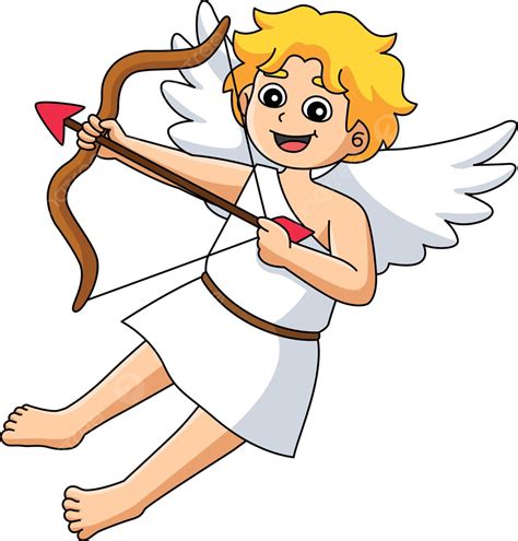 Cupid-themed clip art design