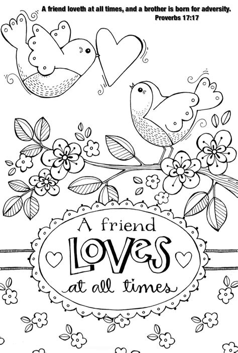 Christian Valentine's Day Coloring Pages