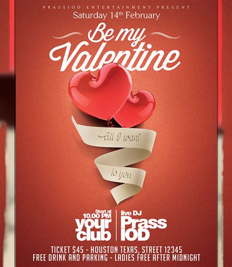 Valentine Flyer Template 1