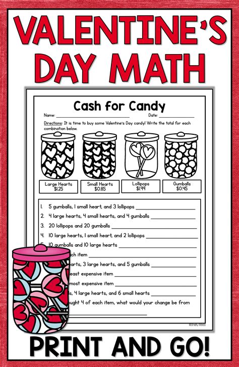 Valentine math fun image 3