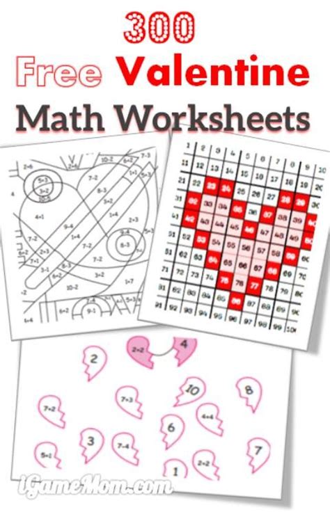 Valentine math fun image 7