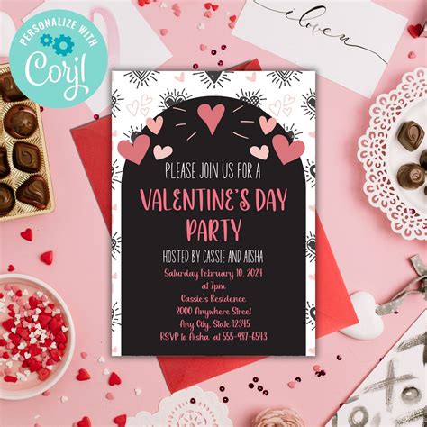 Valentine Party Invitations