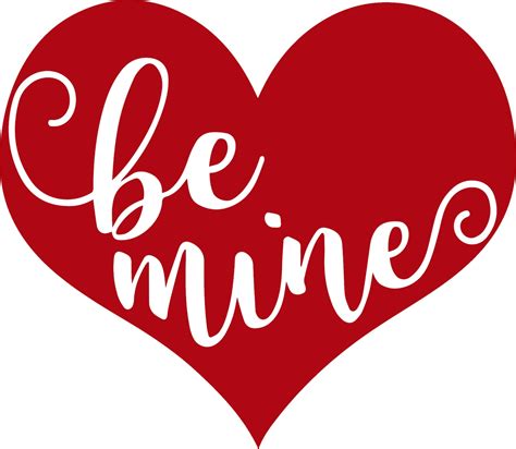 Be Mine Valentine's Day PowerPoint Slide Template