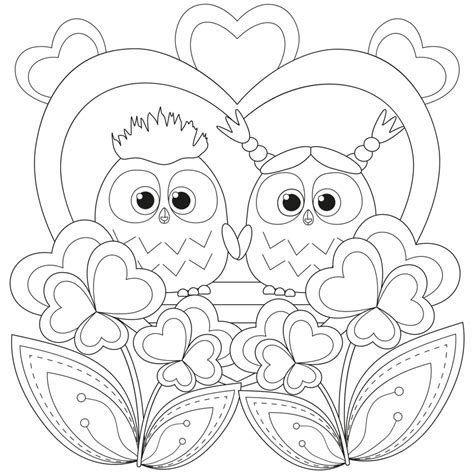 Valentine's Day coloring books for kids and adults