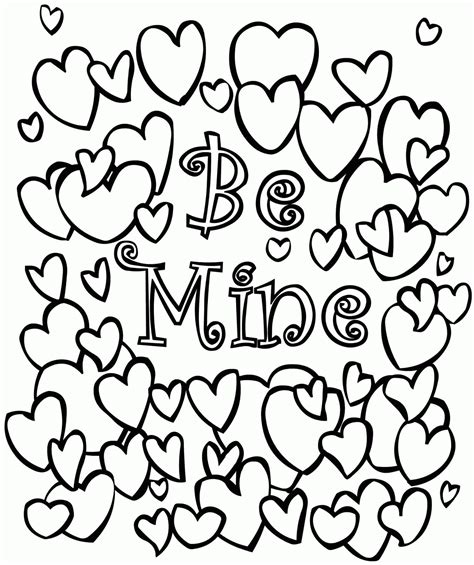 Valentine's Day coloring ideas for kids