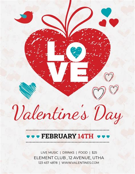 Valentine's Day Flyer Template 10