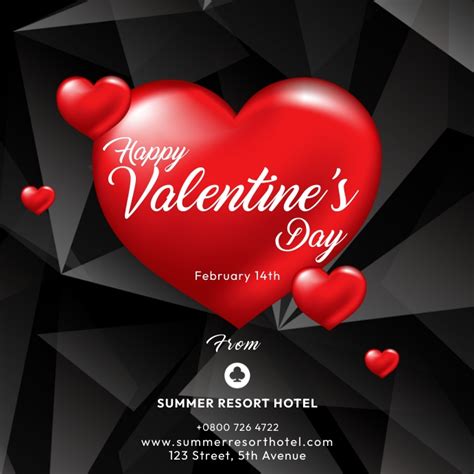 Valentine's Day Flyer Template 6