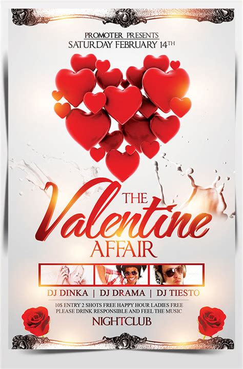 Valentine's Day Flyer Template 7