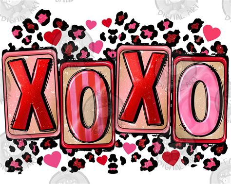 XOXO Valentine's Day PowerPoint Slide Template