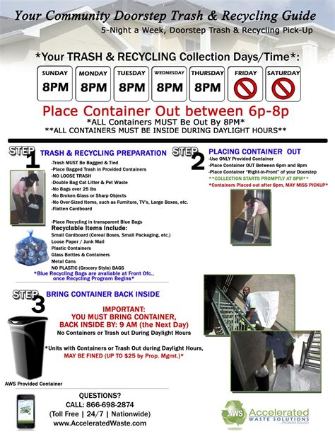 Valet Trash Management Team Template