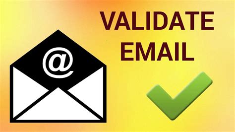 Validate email addresses