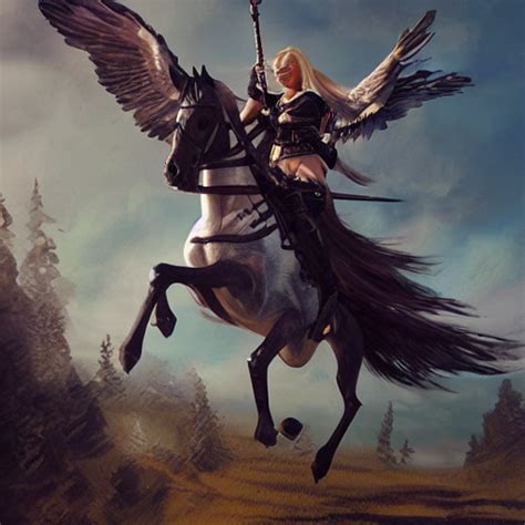 Valkyries on horseback