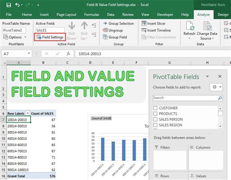 Value Field Settings