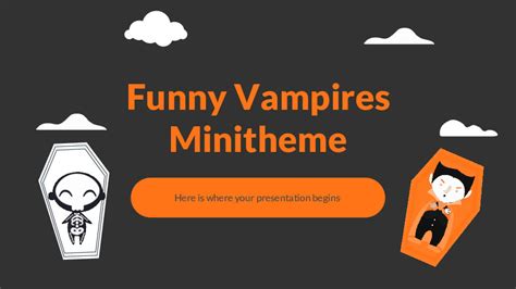 Vampire's Lair Google Slides Template