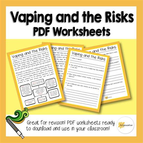 Vaping recovery worksheet 2