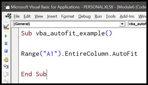 VBA Autofit Columns Not Working Optimization