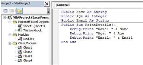 VBA Class Property Return Example