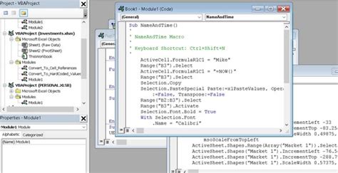 Using VBA Code