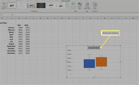 Using VBA code to create a box and whisker plot in Excel