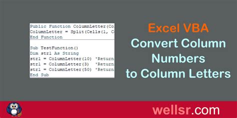 VBA Column Letter