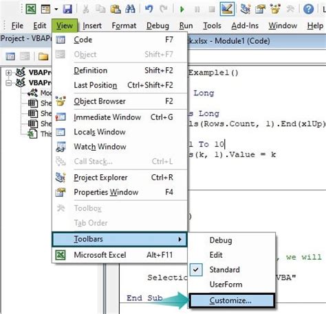 VBA Commenting Examples