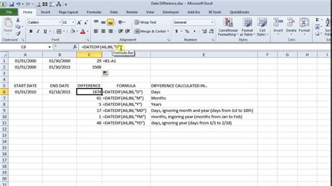 VBA Date Calculations Example 2