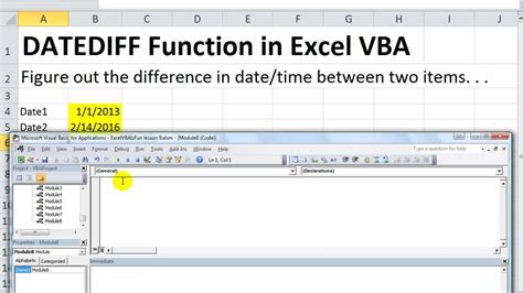 VBA Date Calculations