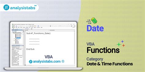 VBA Date Functions