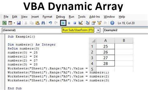 Dynamic Array Example 1