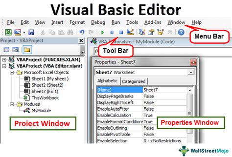 VBA Editor in Excel