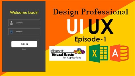 VBA Code for Excel UI Development