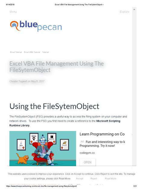 VBA File Management