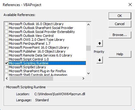 VBA file management