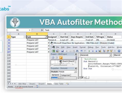 VBA Filter Method