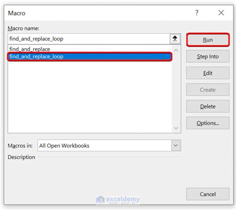 VBA Find and Replace Looping