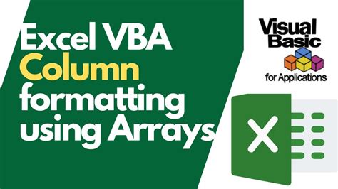 VBA Format Array Example