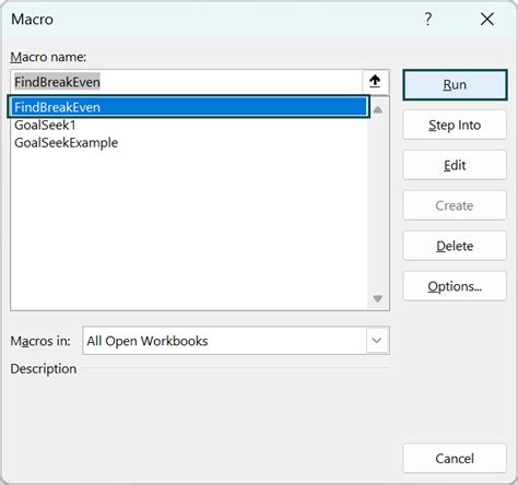 VBA Goal Seek Examples