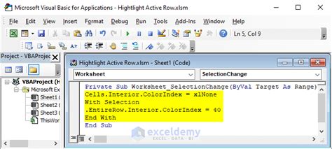 Using Macros and VBA in Excel