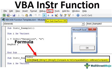 VBA InStr and Mid Functions