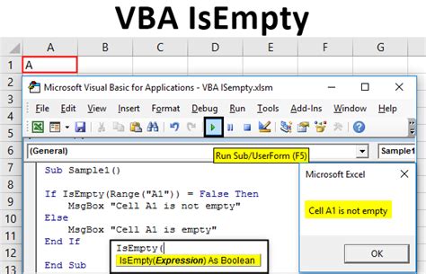 VBA IsEmpty Function