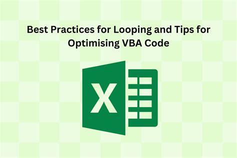 VBA Loop Over Range Best Practices