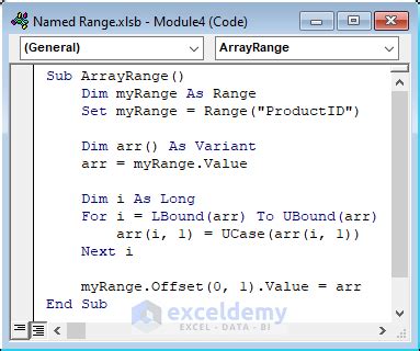 VBA Loop Over Range Example