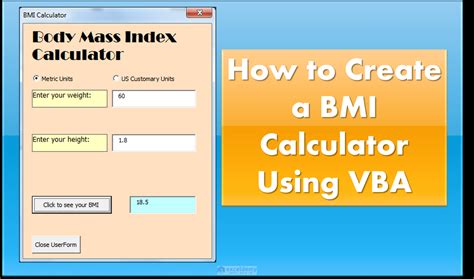 VBA Macro for BMI