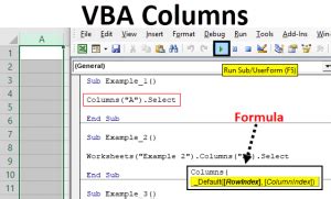 Using VBA macro with an entire column