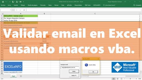 VBA Macro Email Validation