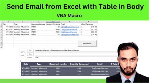 VBA Macro Extract Email