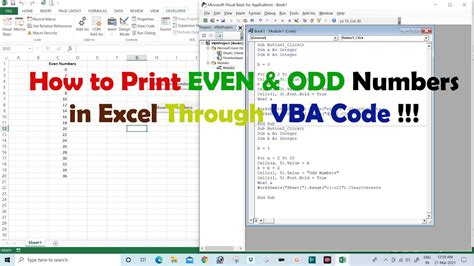 VBA Macro for Odd Rows