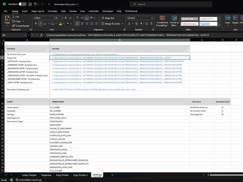 VBA Macro Mail Merge