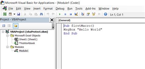 VBA macro password recovery