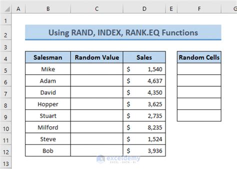 VBA Macro for Random Cell Selection